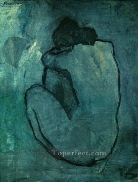 Desnudo azul 1902 Cubismo Pinturas al óleo